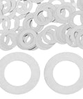 100pcs Stainless Steel Spindle Shims Flat Washers for Door Knobs Universal Washer Repair Kit for Loose Knobs Stabilization and Easy DIY Home Renovation Maintenance, silver washers