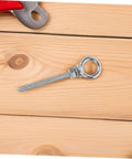 Stainless Steel Threaded Eyebolts M10x100mm Set of 2 Heavy Duty Lifting Eye Lug Bolts with ring on wood background
