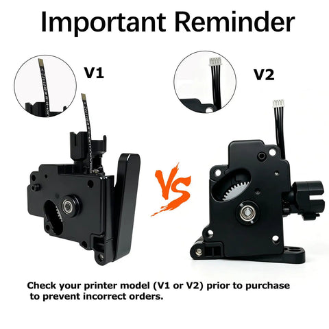 Upgraded V2 Filament Feeding Assembly For AD5X 3D Printer Direct Drive Extruder Kit, V2 cable connector view