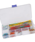 560 Piece Multicolor Jumper Wires Set, Solderless Breadboard Cables In 14 Lengths With Storage Box, open view