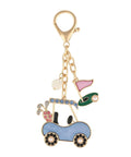 Cute Golf Keychain For Women Sporty Bag Charm Gold Plated Purse Charm For Handbags Backpacks And Bags Trendy Accessory