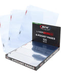 LaserWeld Four Pocket Currency Page For 100 Count Keeps Four Bills Neatly Labeled With Label Pocket Acid Free Polypropylene