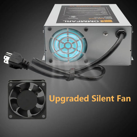 Reliable Serious Juice 55 Amp 120V To 12V DC Power Converter With Built In Three Stage Smart Battery Charger and upgraded silent fan.