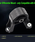 Heavy Duty Engine Motor Mount Set For 2007 Through 2011 Honda Crv 2.4l Fwd 4wd Oem Direct Replacement Part detailed rear differential mount