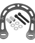 Rock Solid Aluminum Alloy Brake Boosters With Mounting Screws For V Brake Mountain Bikes heavy duty black mount kit and washers.