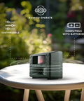 Yard Gard Ultrasonic Animal Repeller for 4000 Sq Ft Keeps Deer, Raccoons, and Skunks Out With Humane No Harm High Frequency Sound Humans Don't Hear But Pests Do for a Safer, Pest Free Backyard on a table