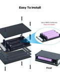 Uninterruptible Power Supply UPS Module For Raspberry Pi And Jetson Nano with 3S system setup and battery compartment visible