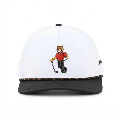 Tiger Golf Hat Dope Adjustable Rope Cap For Men Premium Quality Black Classic Style Sun Protection with Tiger Logo