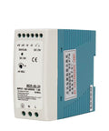 Beefy Industrial Grade 24V DC DIN Rail Power Supply 60W 2.5A MDR60 24 With Wide 100 To 240 VAC Input Built To Last 24V Output
