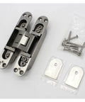 Heavy Duty Invisible Hinge For Wooden Doors, 100kg Load, Rust Resistant 304 Stainless Steel, 3D Adjustable Concealed Hinge, TE 540 Style