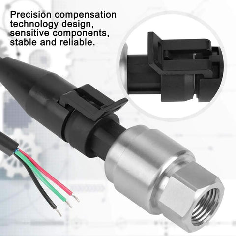 G1 4 Pressure Transducer Sensor For Water Gas Oil 0.5 To 4.5V And 0 To 5V Output 5V Supply 0 To 15 PSI 0 To 80 PSI Range