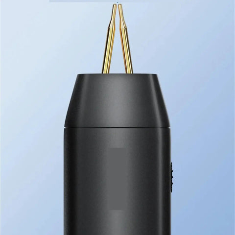 Portable Spot Welder For Diy Projects Mini Welding Machine Nickel Strip Welding Tool Handheld Easy To Use For Precise Welds In Home Workshop Or On The Go showing close-up of welding tips