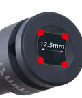 Heavy Duty Extended Wheel Lug Nut Socket Kit With 17 19 And 21mm Hex Sockets For Impact Drivers Makes Tire Changes A Breeze On Trucks And SUVs Without Removing Hubcaps., 12.5mm socket end
