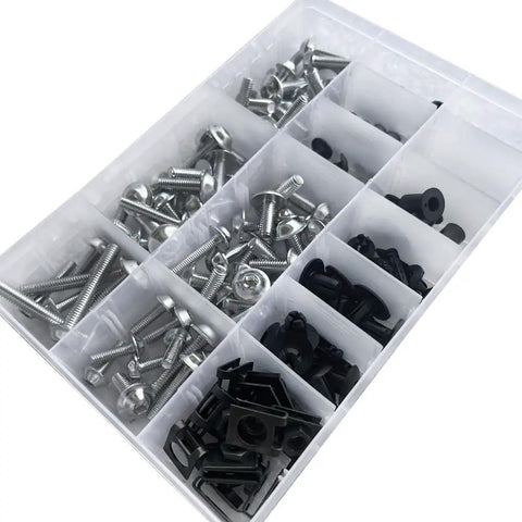 Fairing Bolts Kit For CBR250R 2011 To 2014 Aluminum Fasteners Hardware Clips Dope Orange Universal Fit For Most Sport Bikes Durable
