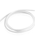 Coiled white PTFE Bowden Tube for 1.75mm filament, 2 meters long, 2.0mm ID x 4.0mm OD, for 3D printers, smooth feed improvement