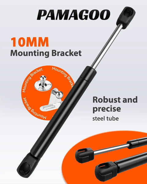 Heavy Duty 10 Inch Gas Struts 40 Lbs Lift 178N For Hatches Trunks Cabinets And Tailgates, Compatible With C16-18233 And C16-09322