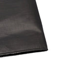 Close-up of Heavy Duty Waterproof Poly Tarp 12x20 Feet Black 1 Pack All Weather Outdoor Cover folded edge detail