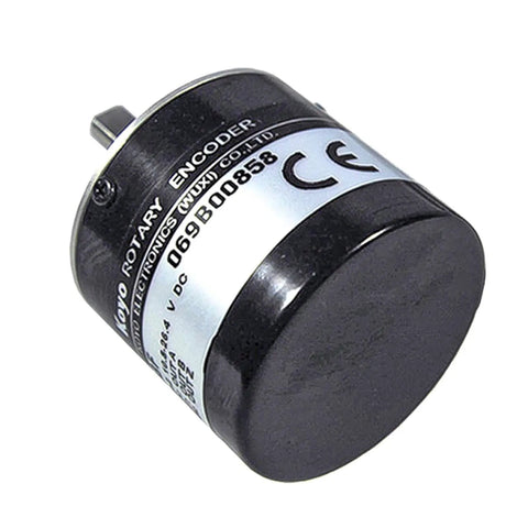 Absolute Rotary Encoder TRD-MA512N And TRD-MA512P with label and CE marking for robotics, CNC, automation, and industrial machinery.