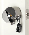 Door Handle Lock Device For Privacy Lock And Security Stops Knob Turning And Keyhole Access Ideal For Rentals Bedrooms Airbnbs