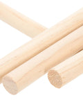 Close-up of five-piece Premium Natural Wood Bird Perch Stand Set For Parakeets And Cockatiels, assorted round rods.