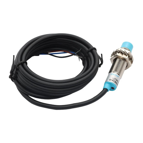 LJ12A3-4 Inductive Proximity Sensor Switch with 4mm Sensing Distance, M12 Housing, PNP Normally Closed, 2m Cable DC 6-36V