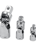 Evenoonest Socket Adapter Kit Uses Chromium Vanadium Steel For 1 4 3 8 And 1 2 Inch Swivel Ratchet Extension Bars Perfect Electric Wrench Tools For Car Maintenance And Home Repairs, chrome vanadium swivel adapters