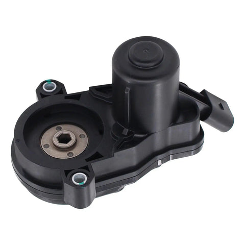 Mazda Parking Brake Actuator Replacement for CX-5 and CX-9 2016-2021, durable black electric unit view from the side.
