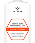 18 oz bottle of Shower Door Glass Protectant That Makes Water Bead Off, A Water Repellent Sealant For Glass Doors, Stops Soap Scum And Hard Water Build Up, Quick, Easy To Apply
