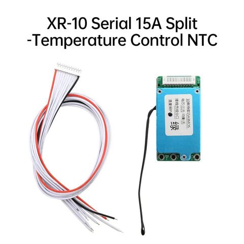Hella Durable 10S 36V 15A BMS Controller Board For Electric Scooters Featuring Smart Battery Balancing Plus Overcharge And Cold Weather Protection For 18650 Lithium Cells and wiring harness.