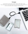 Card Reader For PCMCIA USB 2 0 Plug And Play No Fuss Adapter Industrial Grade Card To USB Converter For Your PC with three cards next to laptop