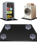 Mini Fridge Silicone Mat With Four Base Risers 24 By 24 By 0.8 Inches Drip Tray Under Refrigerator Mat with appliances.