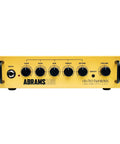 Front view of Abrams100 100W Guitar Amp Head With Class D Power, showcasing controls for gain, bass, mid, treble, reverb, bright.