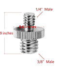 Slick Rock Solid 20 Piece Camera Screw Adapter Kit With Hella Compatible 1/4 To 3/8 Reducer Bushings. Male to male converter spigot mount.