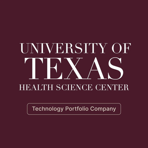 University of Texas Health Science Center logo on maroon background