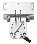 Heavy Duty Adjustable Jaw Locking Tool Stainless Steel Bench Vise with adjustable jaws for secure jewelry making.
