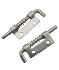 4 Piece Flat Pin Hinge Spring Latch Made From 304 Stainless Steel Rustproof And Rugged Durable Door Lock Spring Loaded Latch Pins