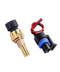 Slick Car Engine Coolant Temperature Sensor With Pigtail Connector, Tough Copper, for Chevy Cobalt Aveo Regal OEM 19236568.