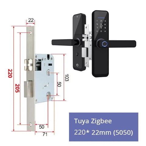 Sleek Tuya Voice Controlled Door Lock With Super Chill Smart Life App Setup And Bulletproof Ic Card Plus Physical Key Backup For Rock Solid Home Security And Totally Stress Free Access