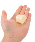 Hand holding a single piece of 10 Piece Bedside Rail End Caps For Hospital Beds Decorative Safety Covers Cushion End Protectors