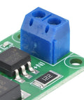 Close-up of Three Point Three Volt To Twenty Four Volt SCR Module With Optocoupler Isolation for AC Equipment Motors