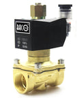 3/4 Inch 110V Electric Solenoid Valve NPT Brass Normally Open For Water Systems, Irrigation, And Industrial Plumbing, Durable Brass Body