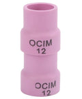 OCIM 12 pink ceramic TIG welding cup from Pro Grade Ceramic TIG Cup Kit With Alumina For 0.1 Inch Torch Cups WP 17 18 26 1.6 Air Cooled TIG Welding Accessories For Durable Ceramic Welding Cups And Smooth Precise Welds