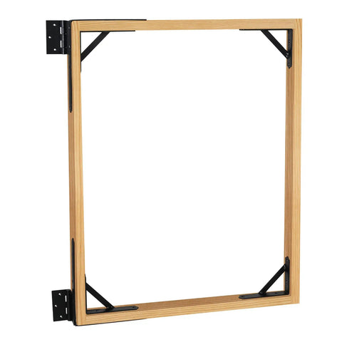Heavy Duty Corner Gate Brace Kit For Wooden Fences With Latch No Sag Brackets Rust Resistant Powder Coated Steel Supports Up To 120 Lbs