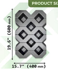 Concrete Paver Mold For Grass Pavers And Garden Walkways ABS 4mm Pathmaker Form, size 600x400mm, shown front view