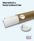 CPR And Choking First Aid Poster Laminated 12x18 Safety Sign For Adults, Kids And Infants shipped in a cardboard tube
