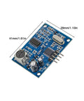4 Pack Waterproof Ultrasonic Distance Sensor Module With Wires For Arduino, 5m Range, 25cm Blind Zone, High Accuracy, Compact 41mm By 28.5mm, DC 5V Power