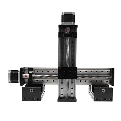 Precision Ball Screw XYZ Motion Slide With Three Pitch Options, 100mm To 1000mm Adjustable Travel, Integrated Linear Guide For Rock Solid Single Axis Or Versatile XYZ Multi Axis Setup, three-axis CNC stage