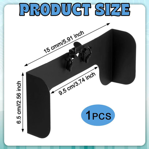Clip On View Limiting Device For Pilot Training With Cloud Over Visor Shields Includes Soft Case And Glasses Bag One Piece Set