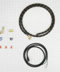 Industrial Dishwasher Water Line Installation Kit For Easy DIY Hookup No Fuss Durable Braided Hose With Quick Connect Fittings Factory Certified Accessory Reliable Plumbing Upgrade For Your Dishwasher, braided hose and power cord