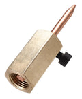 Brass and copper component of Seamless Electric Welding Hammer Kit With Heavy-Duty Magnets And Wire Brush For Auto Body Shaping And Dent Repair Pro-Grade Dentless Fix Tools For Automotive Panels.